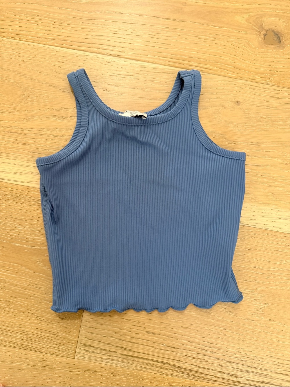 Crewcuts Blue Ribbed Tank Top